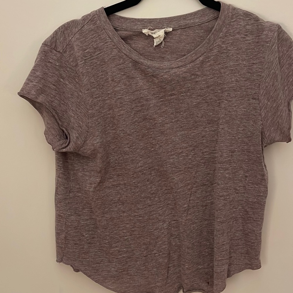 Purple crop top